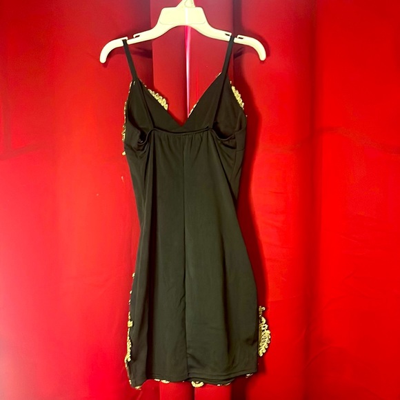 Black mini party dress - Picture 4 of 4